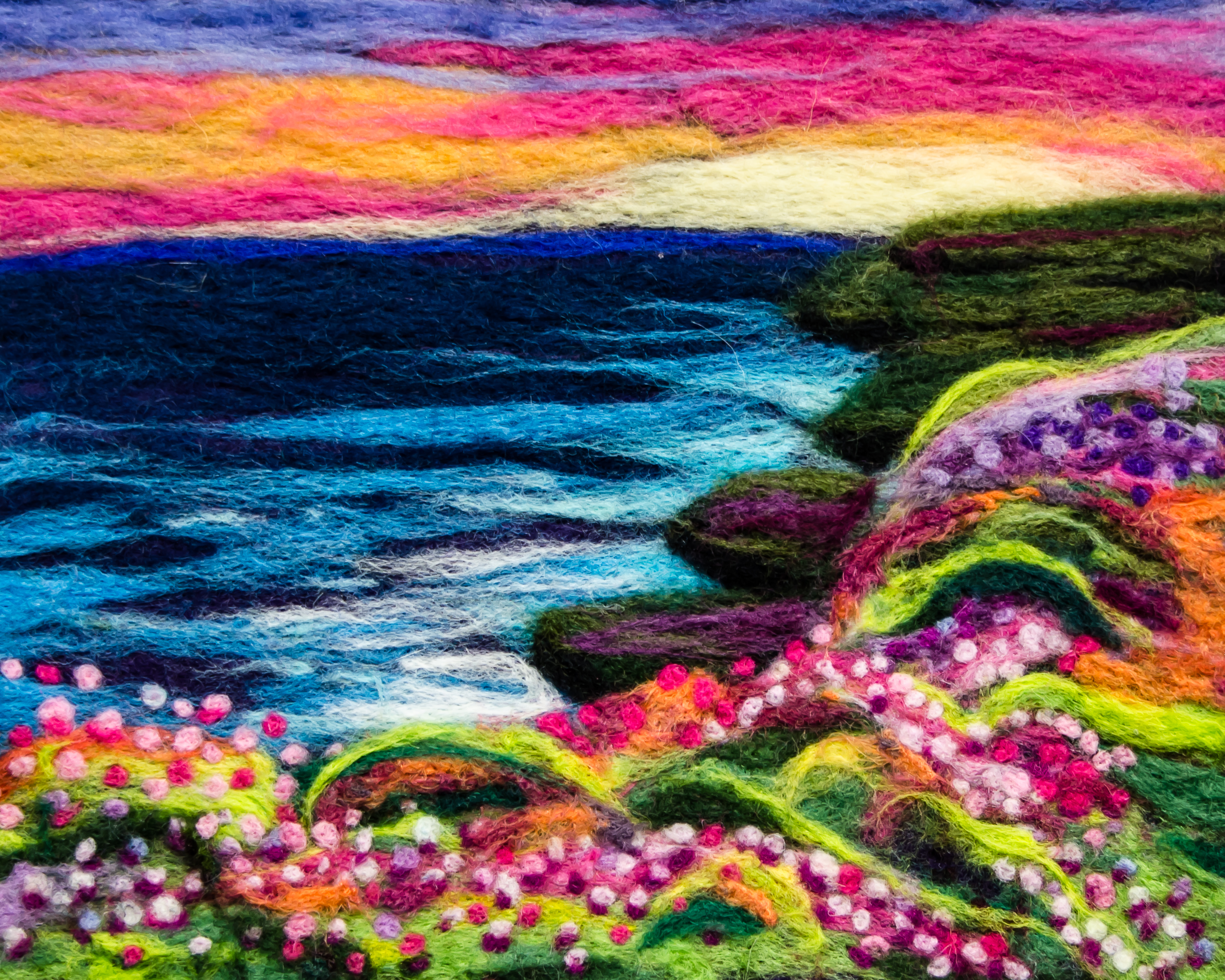 Felted Landscapes and Seascapes